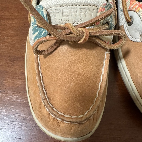 Sperry Angelfish Tan & Seaweed Print
Boat Shoes Loafers Women's Size 10 - Picture 4 of 8